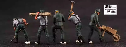 1/72 German Logistics Clearance Soldier 5 Soldier Model