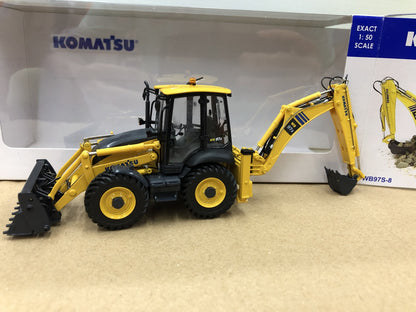 1:50 UH WB97S-8 Loader Forklift Contruction Machine Equipment Diecast Model