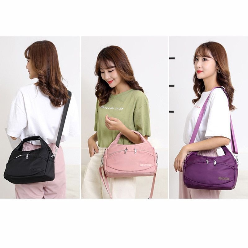 Oxford Waterproof Nylon Crossbody Shell Bag Luxury Handbags Purses 30*12*20 CM
