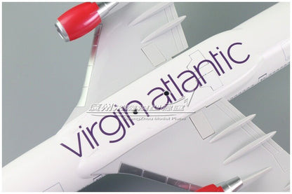 47CM 1:150 Virgin Atlantic BOEING 747-400 G-VXLG Passenger Airplane Resin Model