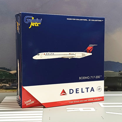 1:400 Geminijets Delta Air Lines B717 N947AT Passenger Airplane Diecast Model