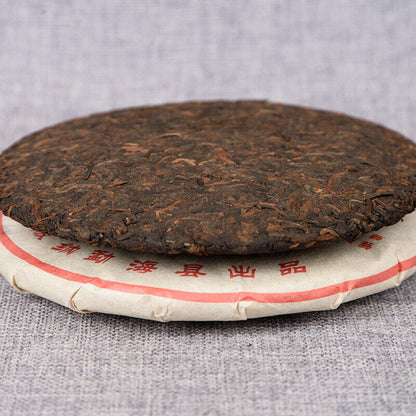 Yunnan Tea Puerh Tea Ripe Tea 357g Tea Cake Banzhang Golden Bud Ripe Puer Tea