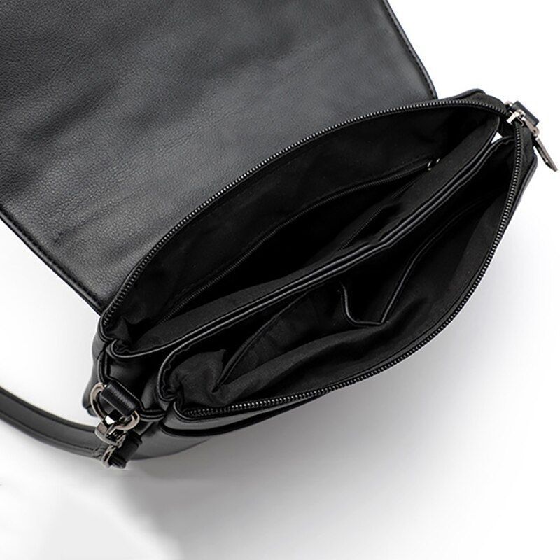 Shoulder Bag Skull Print Crossbody Polyester Tote Purse Big Handbag Flap Clutch