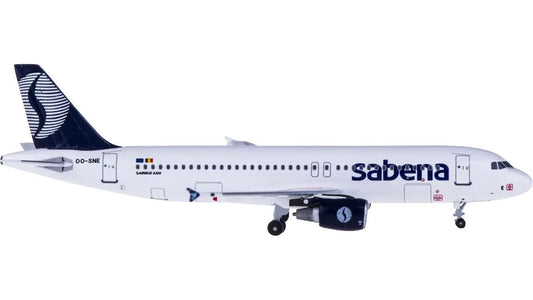 1:400 AeroClassics Sabena AIRBUS A320 Passenger Aircraft Diecast Airplane Model