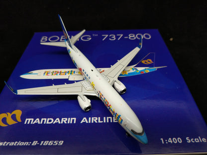 1:400 Phoenix MANDARIN AIRLINES B737-800W Airplane Diecast Aircraft Plane Model
