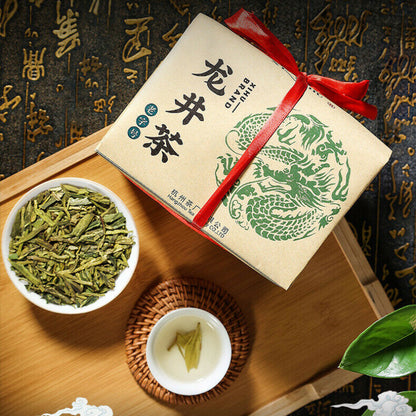 200g Chinese Yu Qian Xi Hu Longjing Tea Long Jing Spring Dragon Well Green Tea