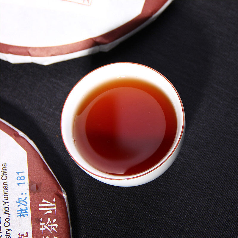 2018 LaoTongZhi 7578 Batch 181 Ripe Puer Yunnan Old Comrade Haiwan Shou Puer Tea