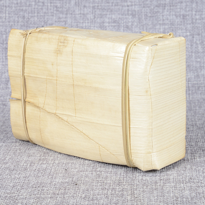 250g Premium Ripe Brick Yunnan Pu'er Tea Bamboo Shoot Shell Packing Health Care