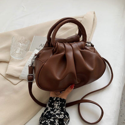 Women Pleated Small Bags Female Tote Bag Ladies High Capacity Handbag
