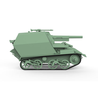 1/160 N SCALE Railway Military Model Kit German G.Pz.Mk.VI(e) Self-Propelled Gun