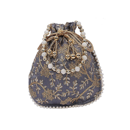 Handmade Rare Women's Indian Traditional Potli Bag For Wedding Party KUBMART1148
