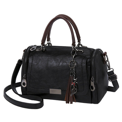 Ladies Faux Leather Shoulder Bag Tote Purse Handbags Messenger Crossbody Satchel