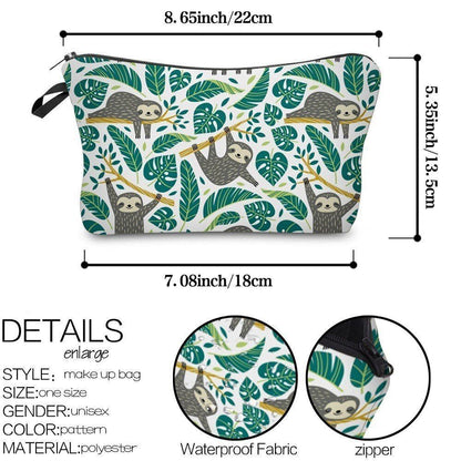 Cosmetic Bag Waterproof Printing Swanky Turtle Toilet Bag Custom Style Traveling