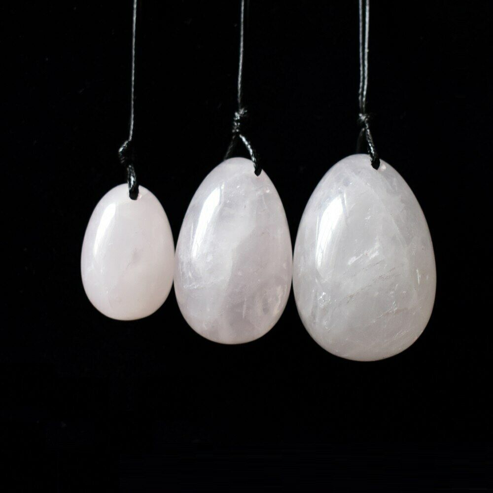 Women Exerciser Ball Massager Vaginal Muscles Tightening Ball Rose Quartz Egg