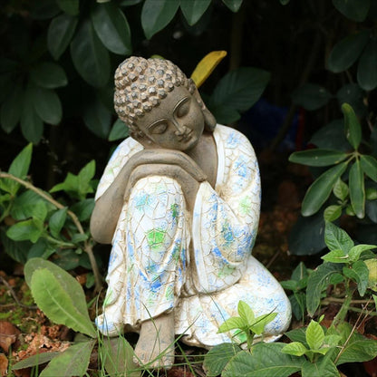 Garden Statues of Meditation Zen Buddha Decoration Yard Porch Home Figurines