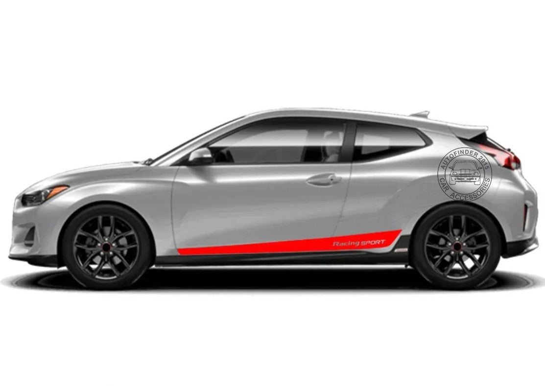 Custom Car Door Side Skirt Sticker For All Car Models Racing Sport Stripe Decal