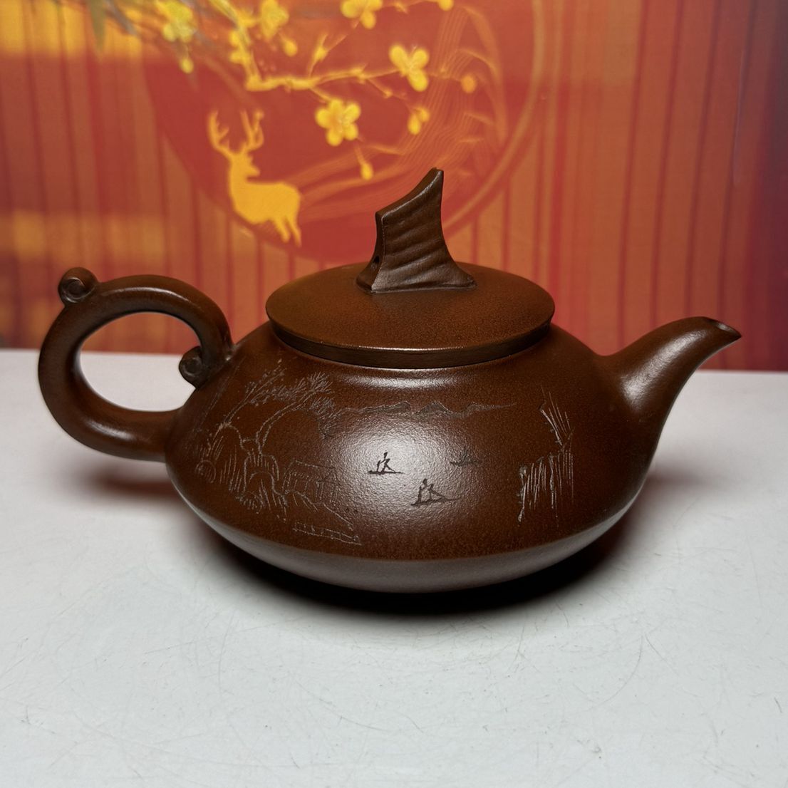 Chinese Yixing Purple Clay Teapot Zisha Handmade Ceramic Exquisite Teaware Rare