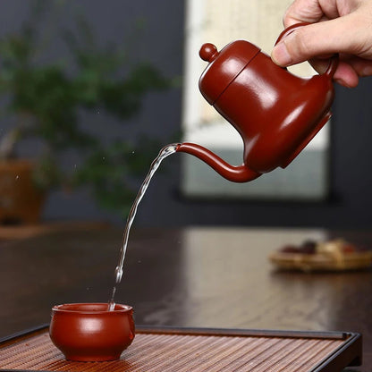130ML Yixing Clay Teapot Raw Ore Kettle Puer Tea Set Kung Fu Zisha Teaware