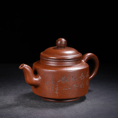 Chinese Yixing Zisha Clay Handmade Exquisite Teapot（六方 盖款：耀庭）