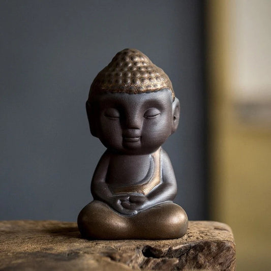 Embersceramic Ceramic Small Buddha Statue Teapet