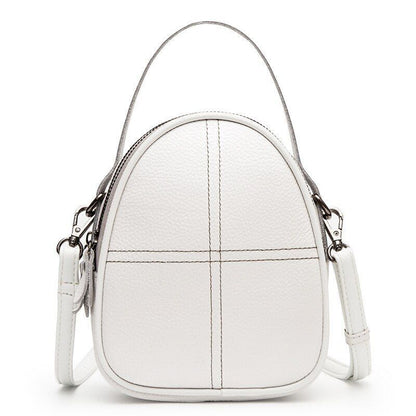 Fashion Crossbody Handbags Genuine Leather Shell Casual Shoulder Messenger Purse