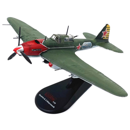 1/72 WWII Soviet Ilyushin IL-2 Shturmovik Attack Aircraft Finished Alloy Model