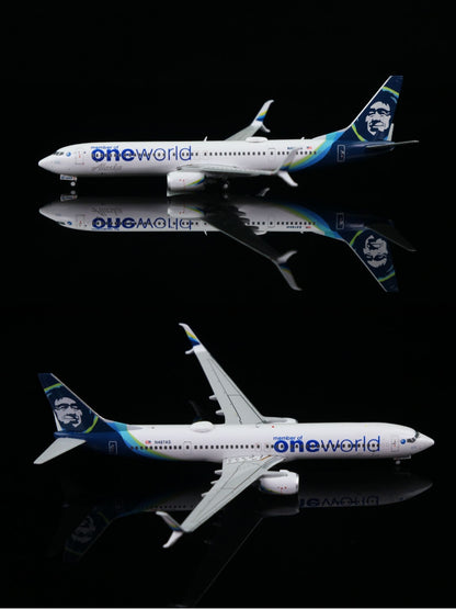1:400 GeminiJets Alaska BOEING B737-900ER Airplane Diecast Plane Aircraft Model