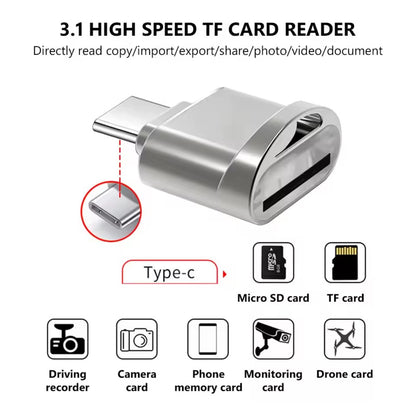 TypeC To Micro SD TF Card Reader OTG USB Adapter Converter For Samsung Phone Lot