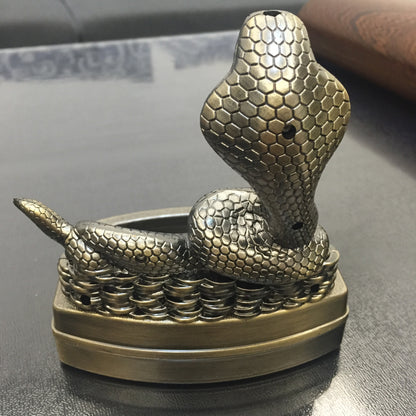 5" New Snake Shape Novelty Refillable Lighter Cigarette Cigar Ashtray Ash
