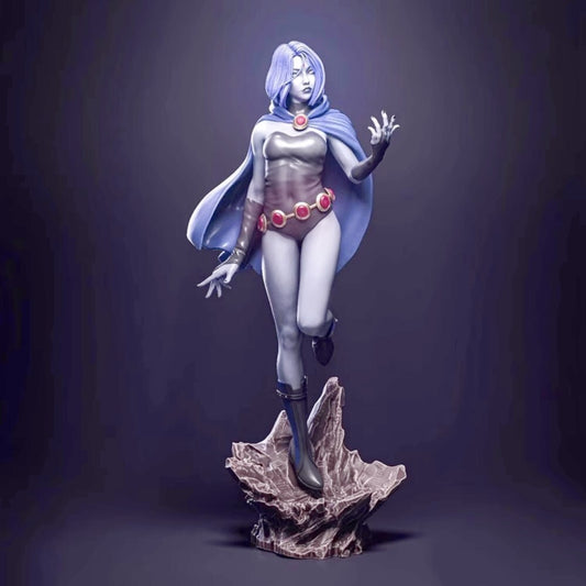 1/18 resin figure model kit Fantasy Woman Hero 3D Printing Unassembled Unpainted