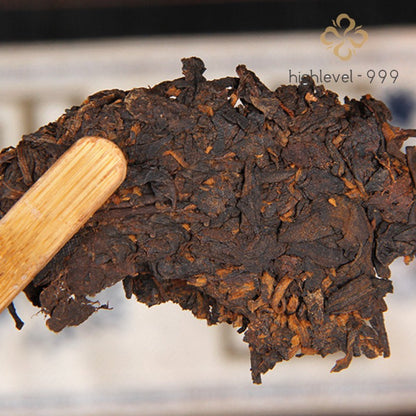 100g Ripe Pu'er Tea Cake Yunnan Classic Old Taste Fermented Aged Tea