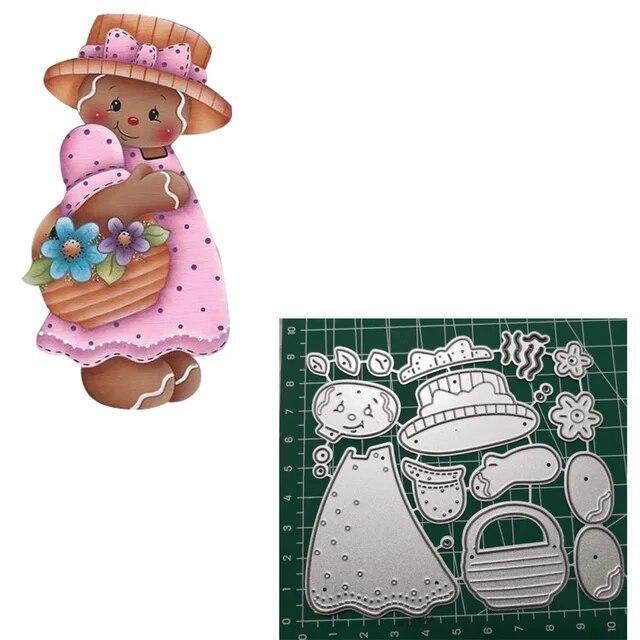 Cutting Dies Gingerbread Layering Dies Craft Scrapbooking Card Making