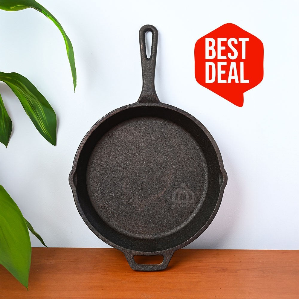 Pre-Seasoned Cast Iron Oven skillet 10 inch