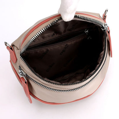 Shoulder Bag Nylon Wide Strap Crossbody Bag Waterproof Soft Small Purse Handbags