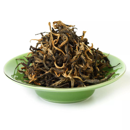 500g Premium Yunnan Black Tea Fengqing Dian Hong Dianhong Chinese Golden Buds