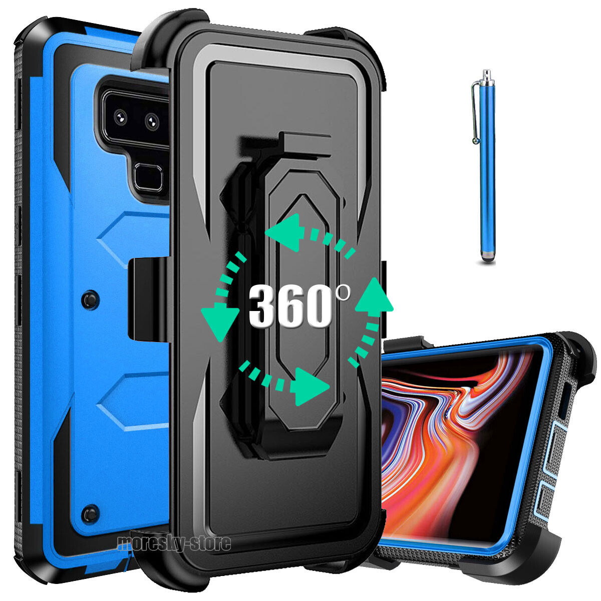 For Samsung Galaxy Note98 Shockproof Case, w/ Belt Clip Stand Rugged Phone Cover