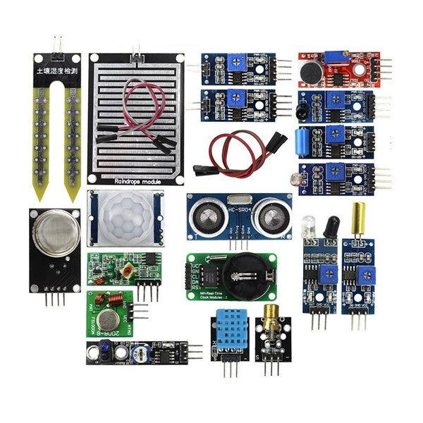 16Pcs Sensors Module Package Kit for Raspberry Pi 3 Raspberry Pi 2 Model B
