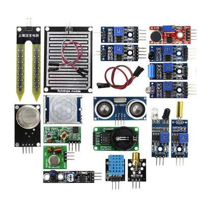 16Pcs Sensors Module Package Kit for Raspberry Pi 3 Raspberry Pi 2 Model B