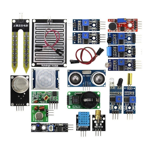 16Pcs Sensors Module Package Kit for Raspberry Pi 3 Raspberry Pi 2 Model B