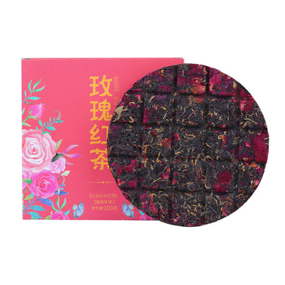 100g Yunnan Kung Fu Black Tea Rose Black Tea Cake Mini Rose Black Tea Small Cake