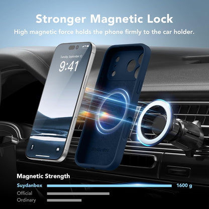 Magnetic for Iphone 17 Pro Max Case, Compatible with Magsafe, [Full Camera Prote