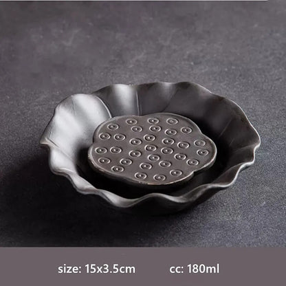Purple Clay Tea Tray Water Storage Type Tea Sea Zisha Pot Bearing Tea Set Trays