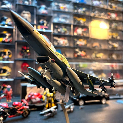 1: 72 US F-16I Storm Two seat Multi mission Fighter Metal Model with Weapon Whee