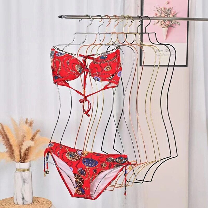 Swimsuit Hanger Metal Wire Body Shape Display Rack Clothes Bikini Showing 79.5cm