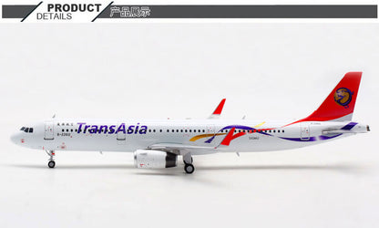 1:200 ALB TransAsia AIRBUS A321 Passenger Airplane Diecast Aircraft Plane Model