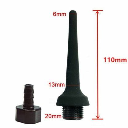 Shower Nozzle Silicone Enema Healthy Rectal Anal Syringe Douche System Vaginal