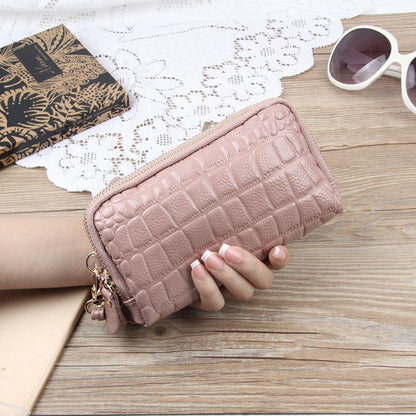 Wallet Cow Leather Card Coin Holder Money Clip Long Phone Clutch Cash Pocket 1PC
