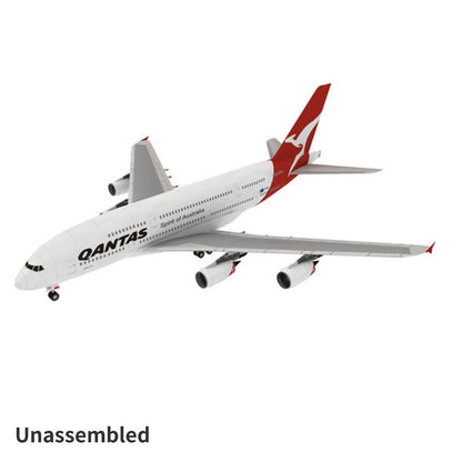 1/300 A380 Qantas Airways Civil Airliner Paper Model Unassembled Aircraft DIY e
