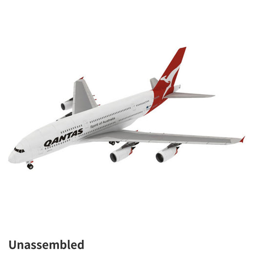 1/300 A380 Qantas Airways Civil Airliner Paper Model Unassembled Aircraft DIY e