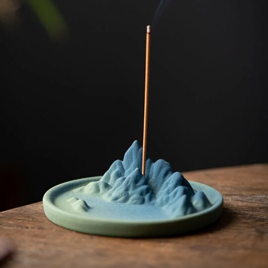 Ceramic Stick Incense Burner Holder Creative Mountain Home Incense Burner
